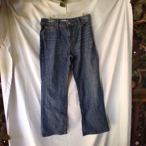 Levi's Perfectly Slimming 512 Jeans Womens Size 12 Short Bootcut Med Wash